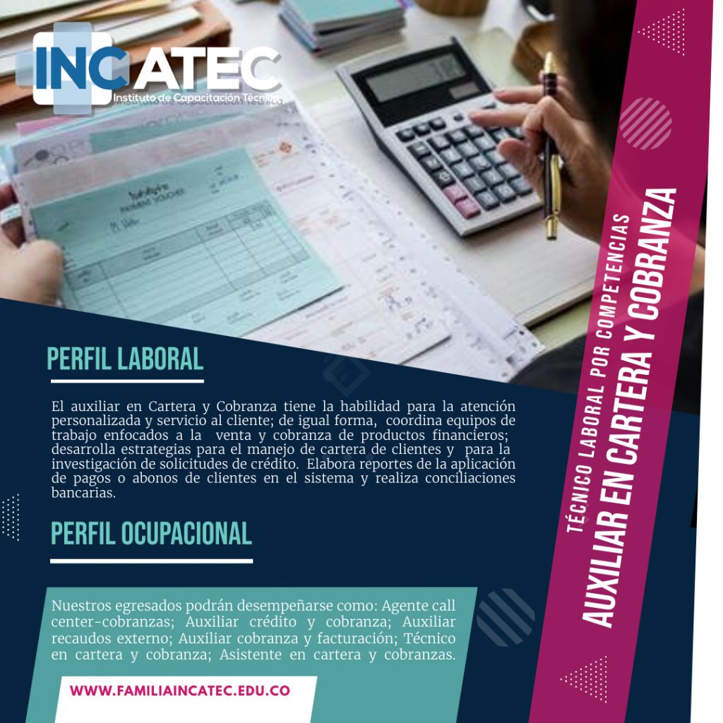 T Cnico Laboral Por Competencias Auxiliar De Cartera Y Cobranza Instituto De Capacitaci N T Cnica