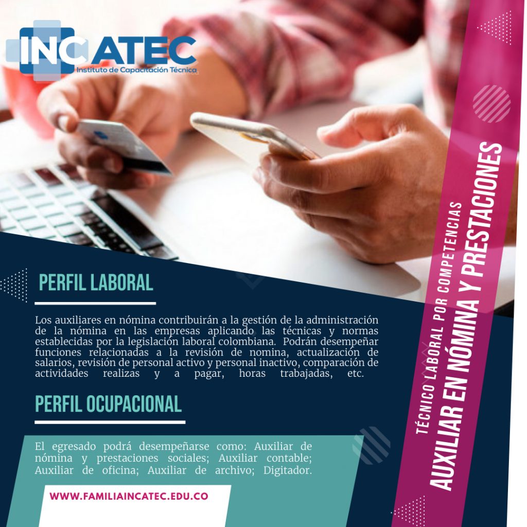 TÉCNICO LABORAL POR COMPETENCIAS AUXILIAR EN NÓMINA Y PRESTACIONES ...
